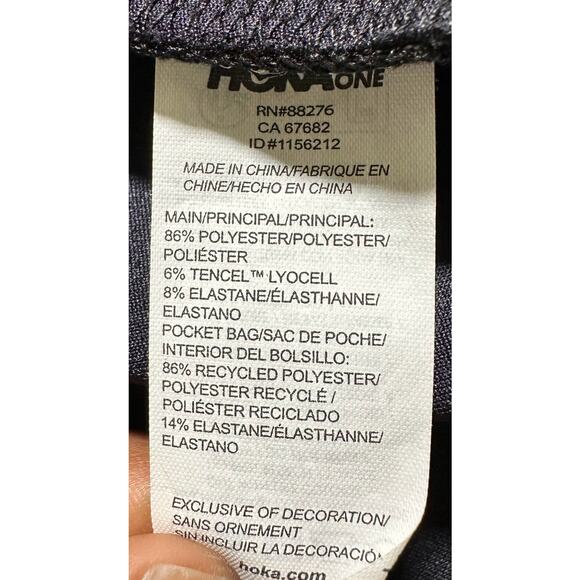 Hoka Kaitoro Knit Staff Jacket Mens Med Black Western States Track Athleisure - Picture 10 of 10